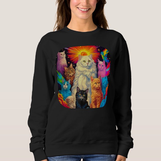 Persian Cat Art Sweatshirt (Front)
