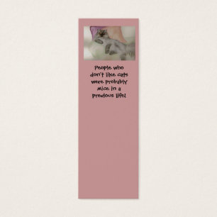 Persian Cat Bookmark orTag