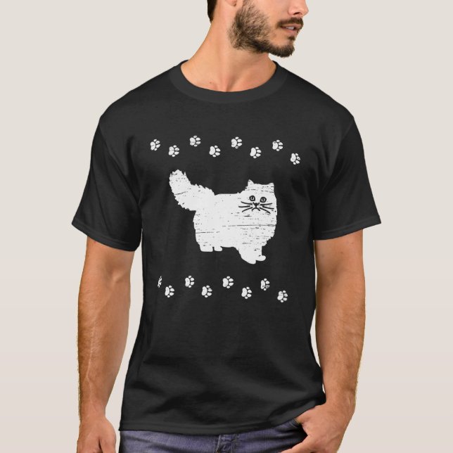 Persian Cat  Cat Owner Kitten T-Shirt (Front)