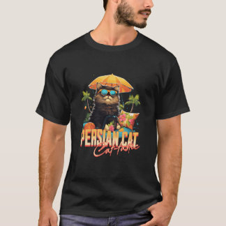 Persian Cat Cattastic retro T-Shirt