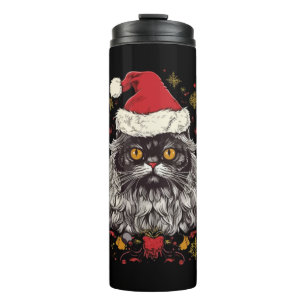 Persian Cat Christmas Thermal Tumbler