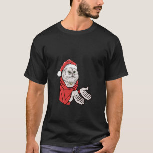 Persian Cat Christmas Tree Cat  Xmas Santa T-Shirt