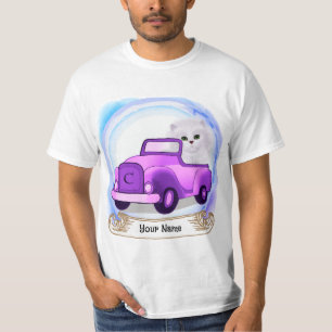 Persian Cat Driving Car  T-Shirt