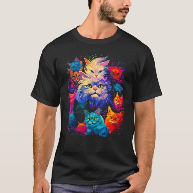 Persian Cat Family T-Shirt (Front)