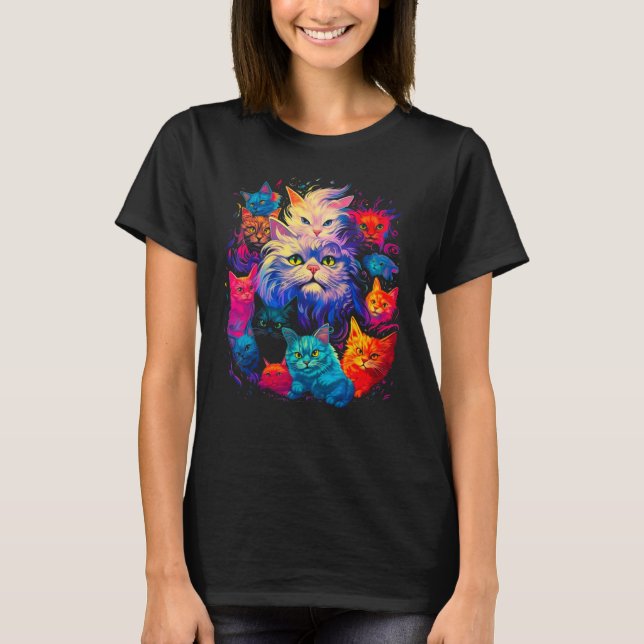 Persian Cat Family T-Shirt (Front)