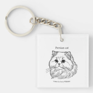 Persian Cat – Grace in Every Whisker Keychain