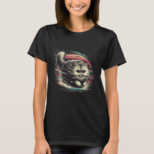 Persian Cat Is Moving Design for Cat Lovers T-Shirt