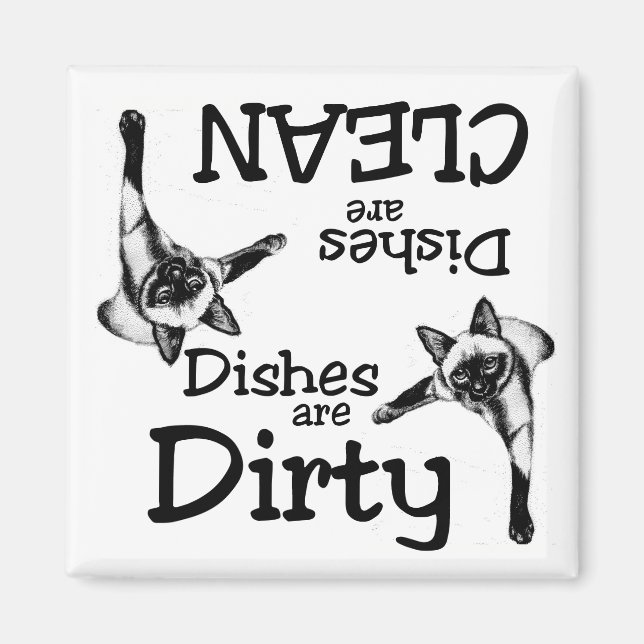 Persian Cat Lovers Dishwasher Magnet (Front)