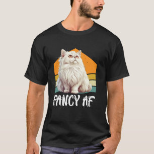 Persian Cat Mum FANCY AF Persian Cat Owner Vintage T-Shirt