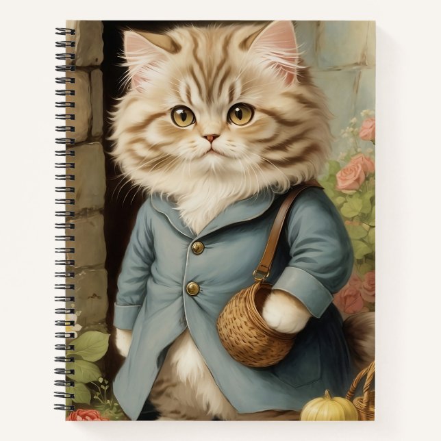 Persian Cat Notebook (Front)