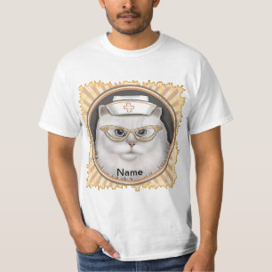 Persian Cat Nurse  T-Shirt