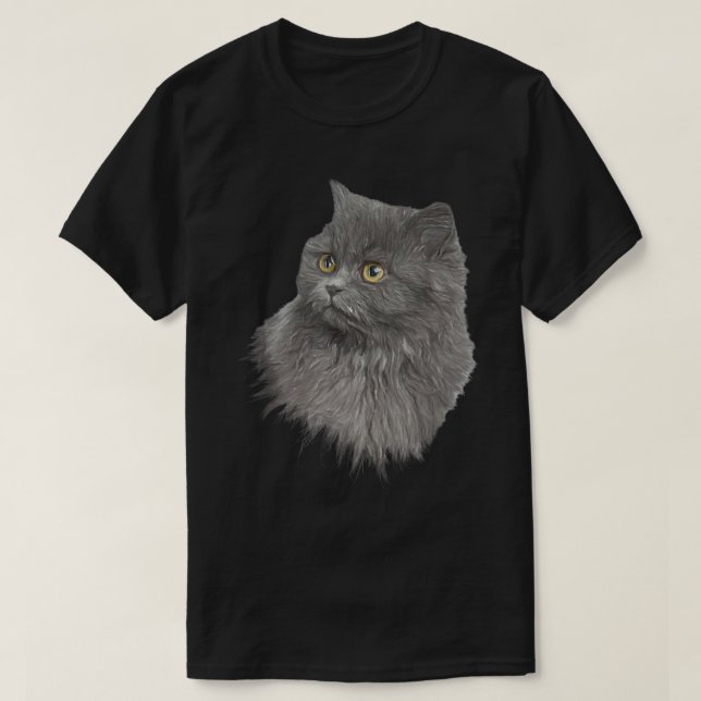 Persian Cat Pet, Novel Design For Kitten, Kitty Lo T-Shirt (Design Front)