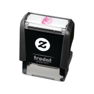 Persian Cat Watercolour Portrait Self-inking Stamp