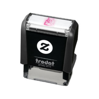 Persian Cat Watercolour Portrait Self-inking Stamp