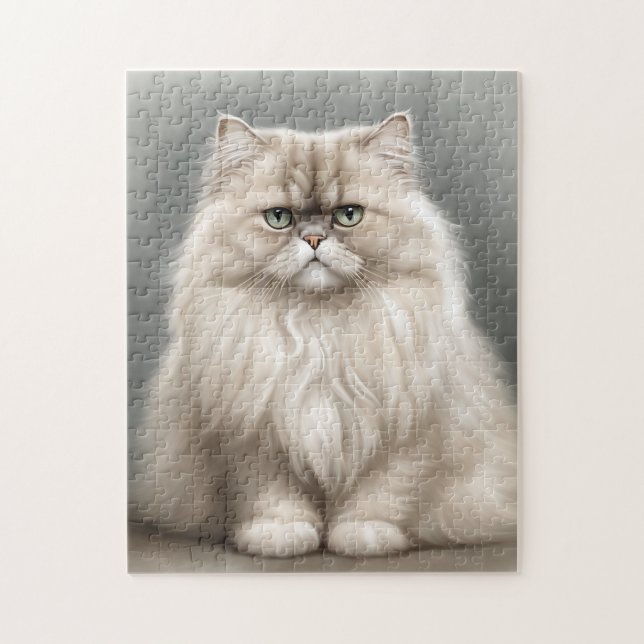 Persian Cat's Beauty Portrait Jigsaw Puzzle (Vertical)
