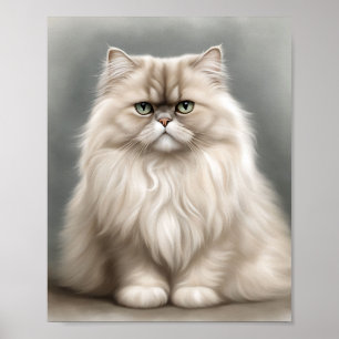 Persian Cat's Beauty Portrait Poster
