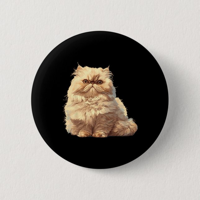 Persian Cats Persian Cat  6 Cm Round Badge (Front)