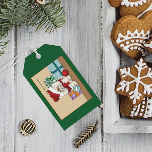 Persian Christmas Cat Gift Tags