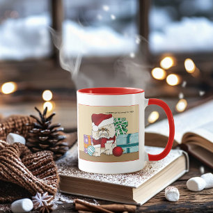 Persian Christmas Cat Mug