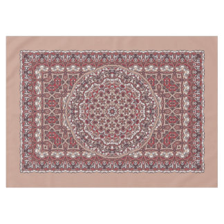 Persian coloured carpet tablecloth