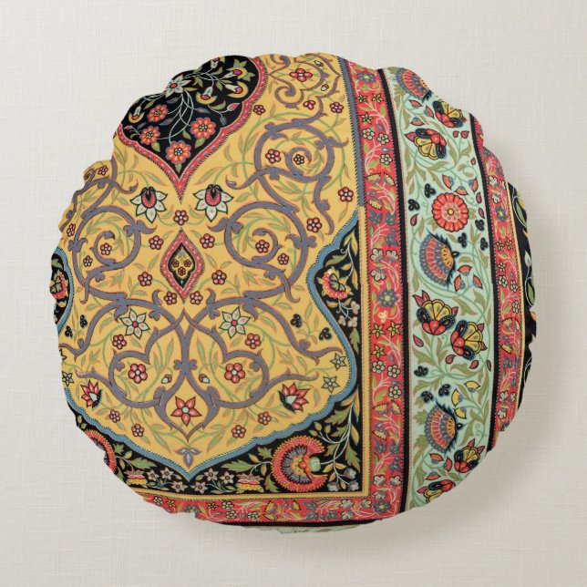 Persian Decoration, plate XXV from 'Polychrome Orn Round Cushion (Front)