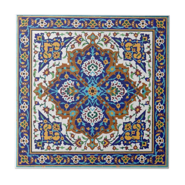 Persian design  ceramic tile (Front)