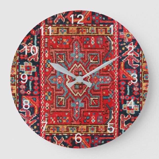 Persian Design Decorative Wall Clock (Front)