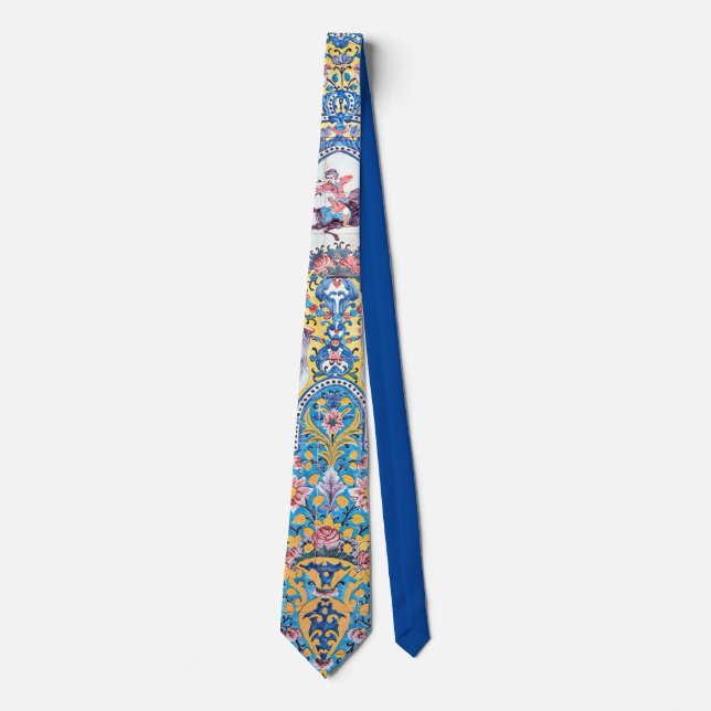 Persian elaborate tiled mural       tie (Front)