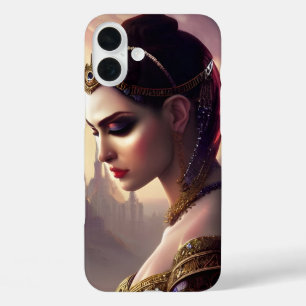 Persian Empress Queen Middle East Fantasy Art iPhone 16 Plus Case