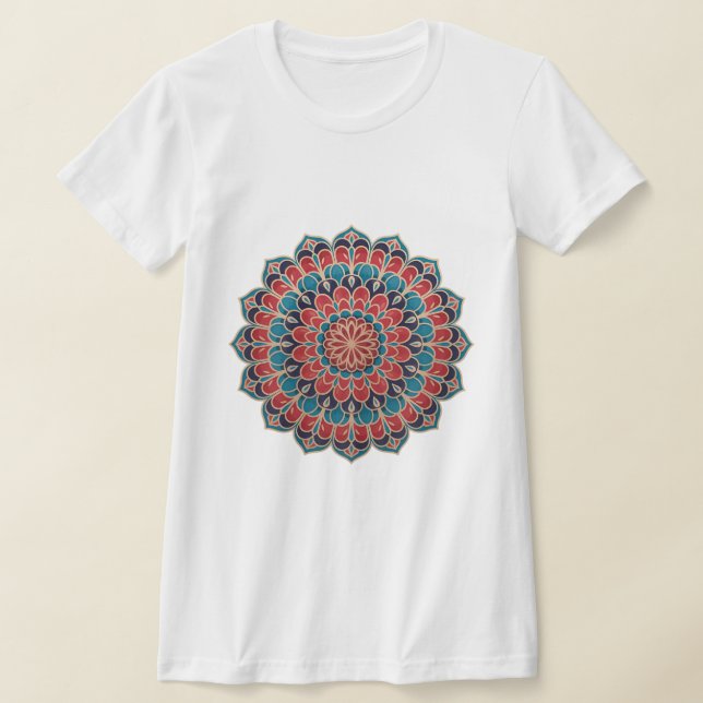 Persian Enamel Art (Minakari) –T-Shirt T-Shirt (Laydown)