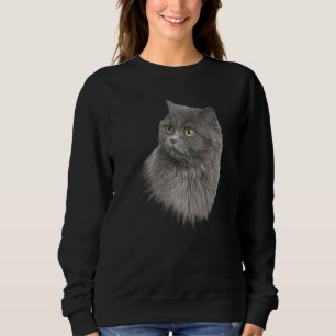 Persian Gorgeous Pet Cat Breed  Kitty Fan Sweatshirt