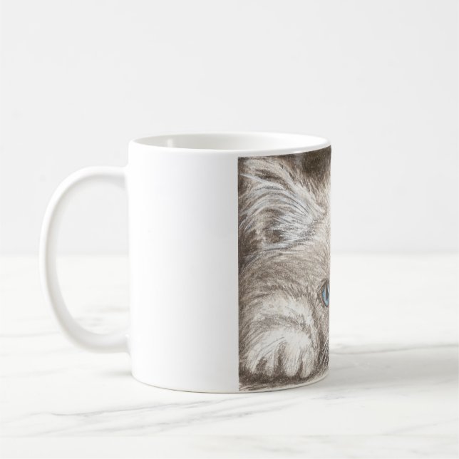 Persian Himalayan Kitten / Cat Coffee Mug (Left)