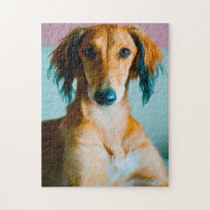 Persian Hound Dog. Jigsaw Puzzle