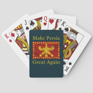 Persian Iranian Pride Iran Make Persia Great Again Playing Cards