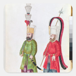Persian Janissaries, 1513 Square Sticker