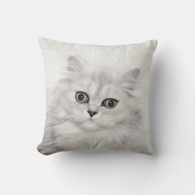 Persian kitten face cushion (Front)