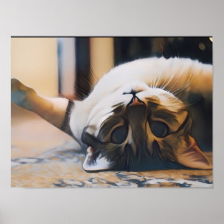 Persian Kitten Poster - Soft Fur & Big Eyes - Buy