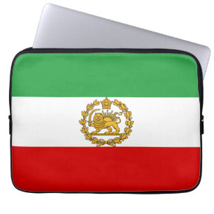 Persian Lion And Sun Flag Crown Pahlavi Monarchy Laptop Sleeve