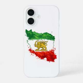 Persian Lion & Sun iPhone 16 Case | Iran Map Phone