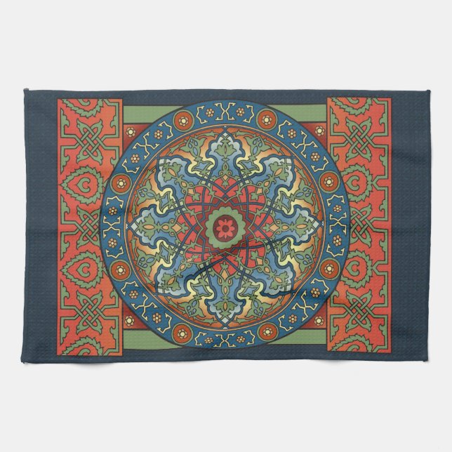 Persian Mandala Tea Towel (Horizontal)