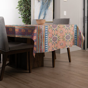 Persian/Middle Eastern Geometric Pattern Tablecloth