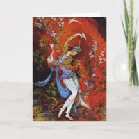 Persian Miniature Dancing Nymph