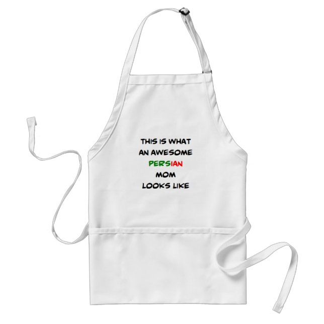 persian mom, awesome standard apron (Front)