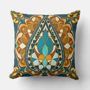Persian Mosaic Throw Pillow