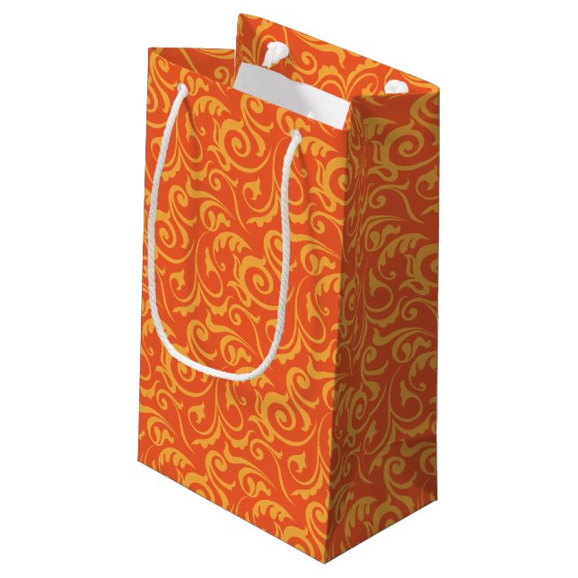 Persian Motifs Inspiration 27 Small Gift Bag (Back Angled)