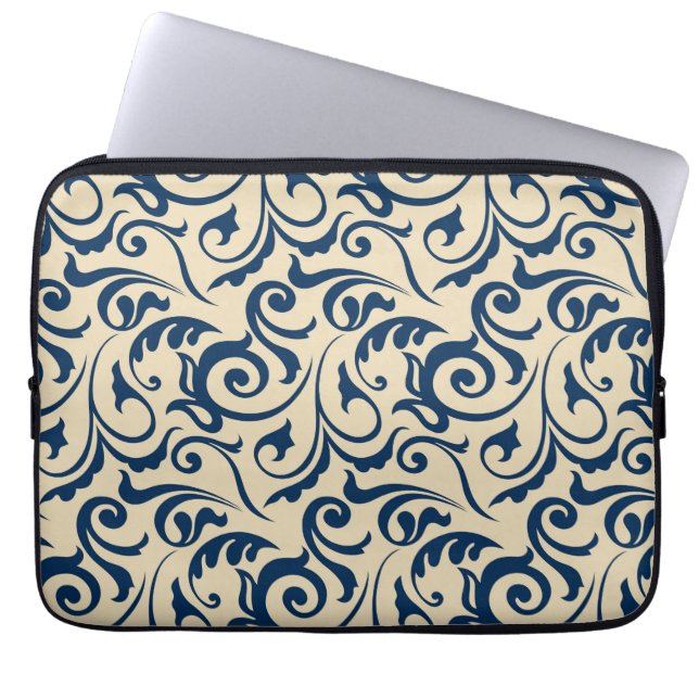 Persian Motifs Inspiration 2 Laptop Sleeve (Front)