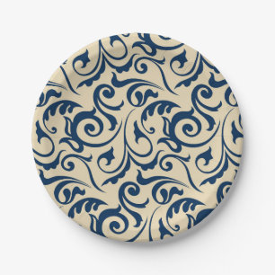 Persian Motifs Inspiration 2 Paper Plate