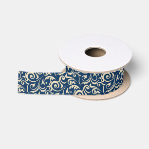 Persian Motifs Inspiration Satin Ribbon