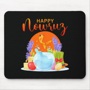 Persian New Year Happy Nowruz Goldfish Sabzeh Mouse Pad