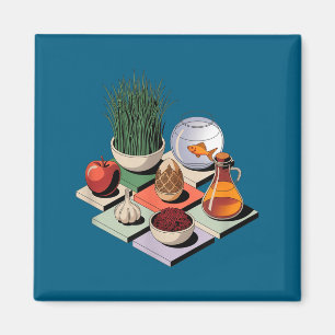 Persian new year spring festival - nowruz magnet